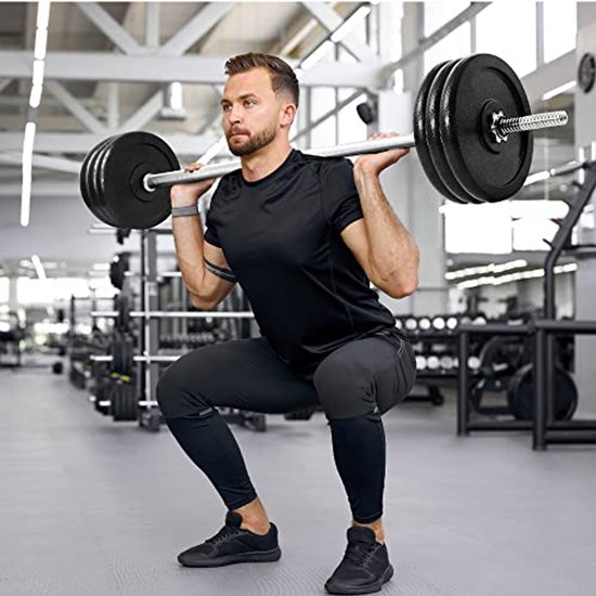 wuuhoo® Rocco Halterstang - 120cm / 150cm / 160cm / 180cm / 200cm Halterstang 30mm, Verchroomde Stalen Halter met Stervergrendeling - Fitnessapparatuur voor Thuis, Capaciteit 150 kg 120cm wuuhoo® Rocco Halterstang - 120cm / 150cm / 160cm / 180cm / 200cm Halterstang 30mm, Verchroomde Stalen Halter met Stervergrendeling - Fitnessapparatuur voor Thuis, Capaciteit 150 kg 120cm