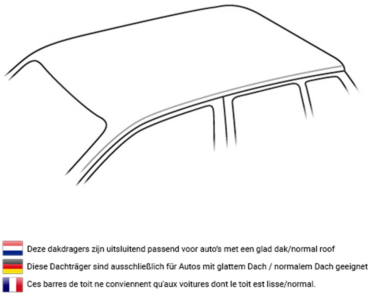 Dakdragers Skoda Superb III (B8-3V) 5 deurs hatchback 2015> - staal – foto 2