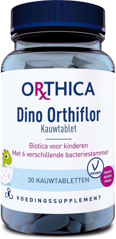 Orthica Dino Orthiflor - biotica voor kinderen - 30 kauwtabletten