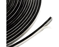 Deurafdichting - Tochtstrip - Borstelafdichting - Zelfklevend - 9 mm (B) x 15 mm (D) x 6 m (L) - insectenbescherming - Afdichtingsborstel - Voor deur, ramen, kledingkast, tochtstopper voor deuren - Zwart