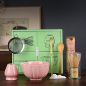 6 Cucharas Y Soportes Para De Matcha De Bambú, Juego De Matcha Tradicional Con Filtro Accesorio De Soledad Batidor De Matcha 6 Cucharas Y Soportes Para De Matcha De Bambú, Juego De Matcha Tradicional Con Filtro Accesorio De Soledad Batidor De Matcha
