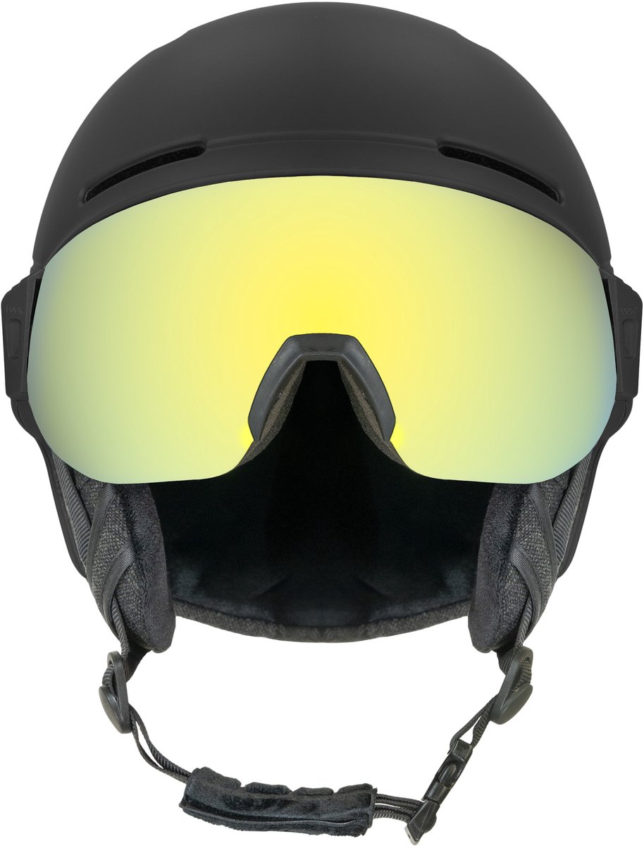 STX SNOW STX Helmet Stow Vizor Bk Matte Bk Unisex Skihelm - Matte Black