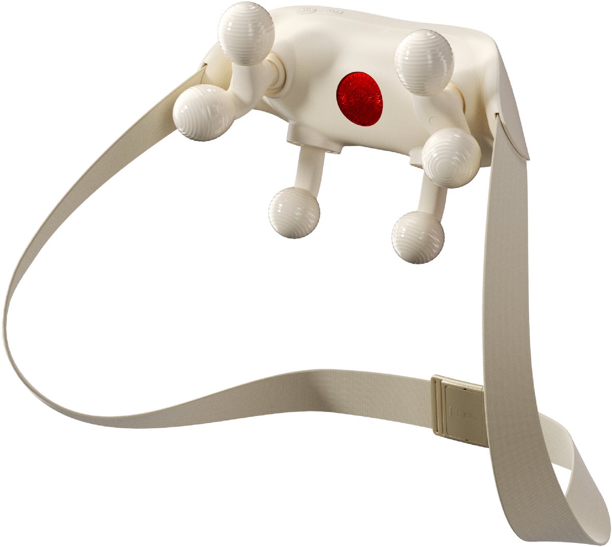 SKG – Draadloze Nek- & Schoudermassager met warmte en 360 graden rolmassage – HS500-2 – Wit