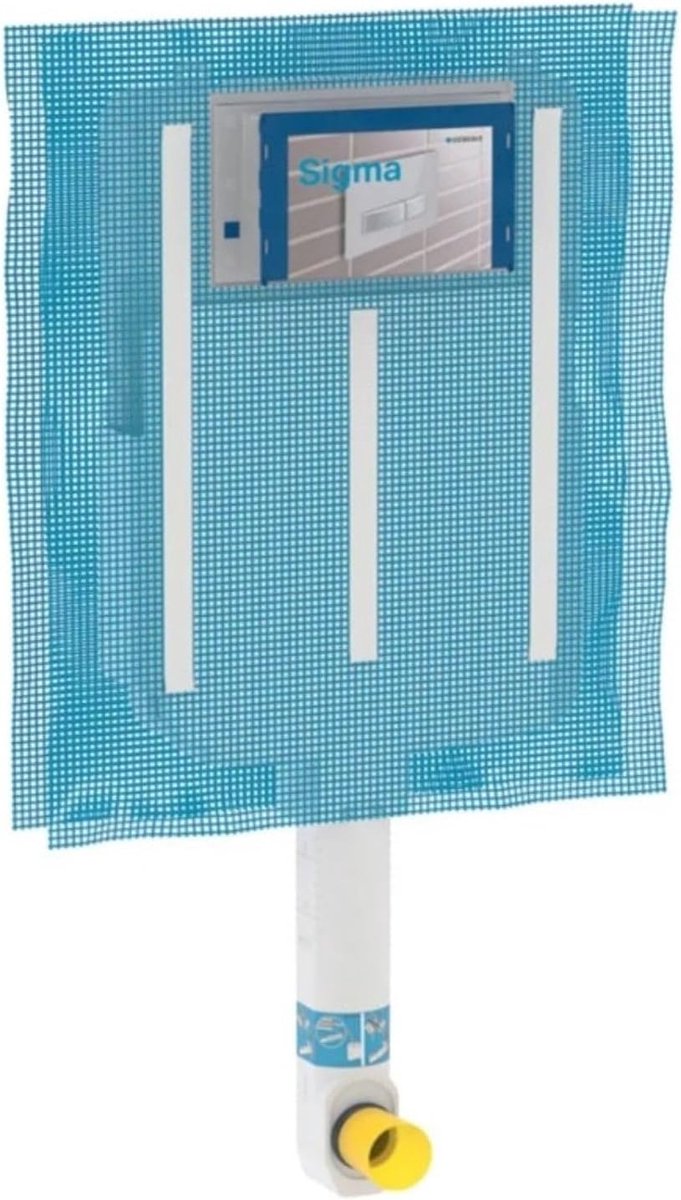 Inbouw stortbak 8cm Sigma 6/3L voor toilet