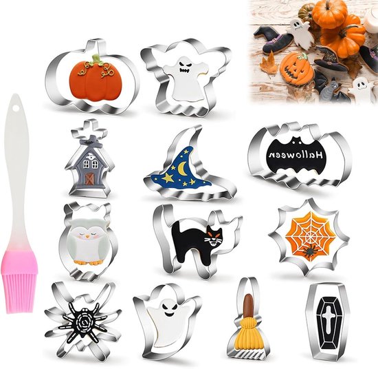 Westmark Halloween uitsteekvormen rvs 4-delig