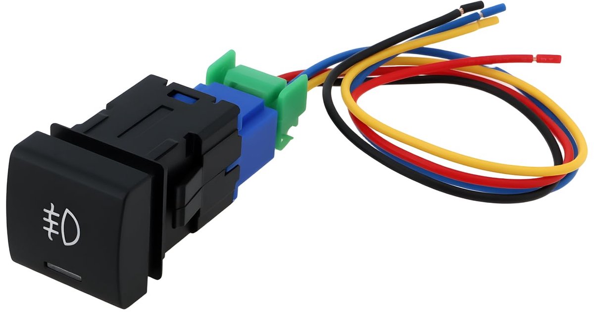 Auto Achter Mistlamp Schakelaar Compatibel met Toyota Corolla Rav4 12V