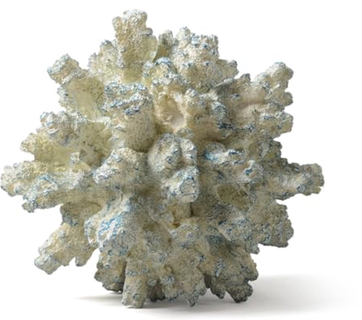 Coral Figurine Statue - Ocean Decoration Modern Sculpture for Home Gifts and Table Centerpieces - 18CM