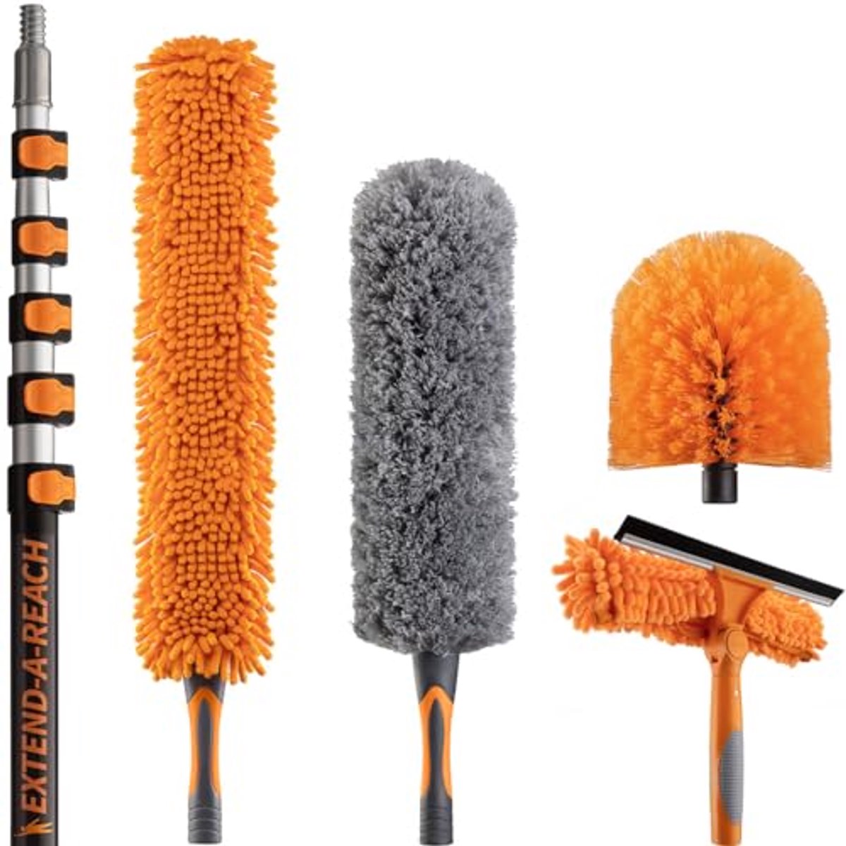 Hoge Plafond Duster Kit met Telescopische Verlengpaal 7-25 Voet