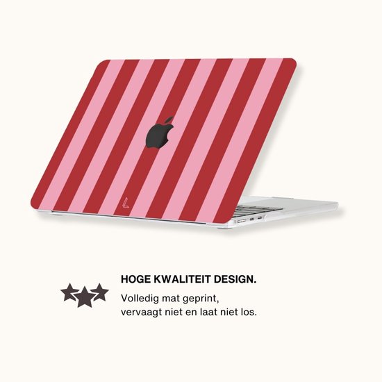 Étui Lunso pour MacBook Air 13 pouces (2022-2025) - Coque - Candy Floss