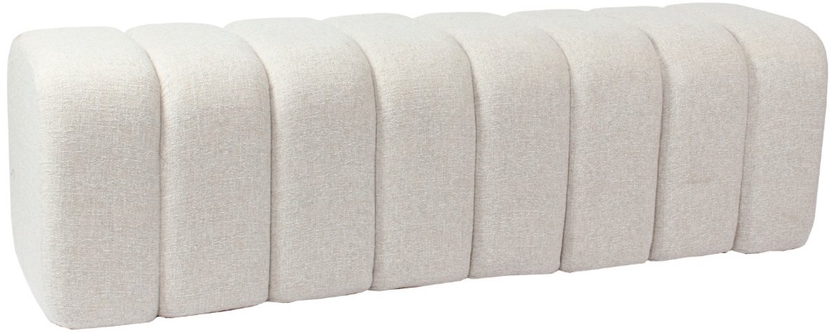 DÉJA Living Eetkamerbank Bogense - Beige Stof - 160x45x48cm