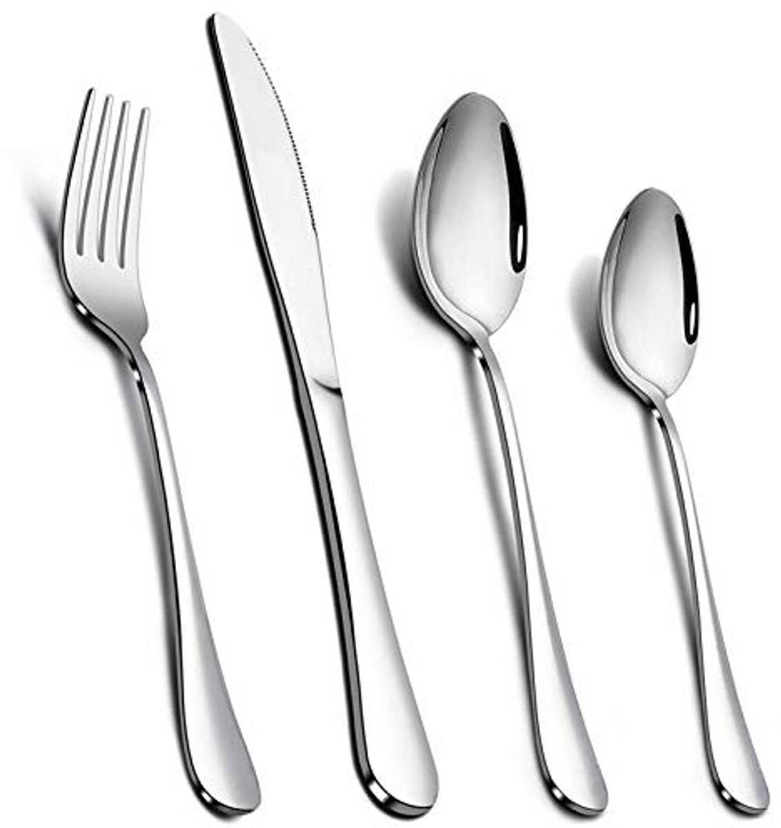 Image of 24-delige roestvrijstalen bestekset voor 6 personen - Elegant en vaatwasmachinebestendig