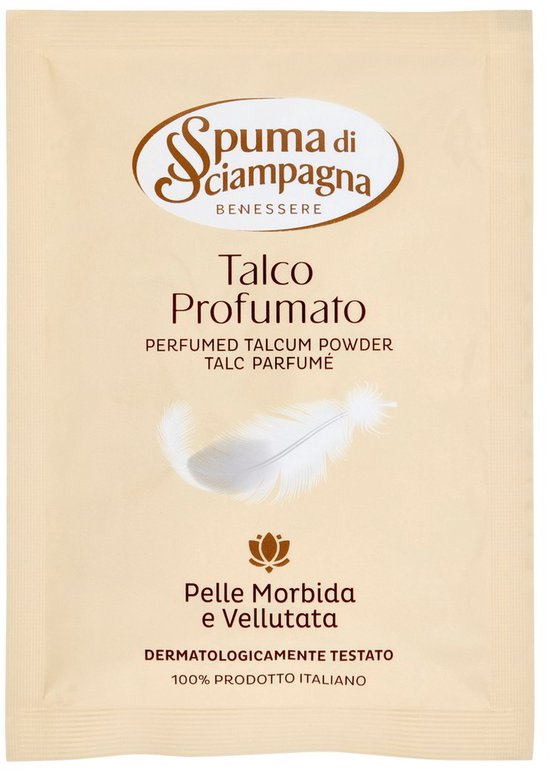 spuma di sciampagna talkpoeder navulling 75gr zakje