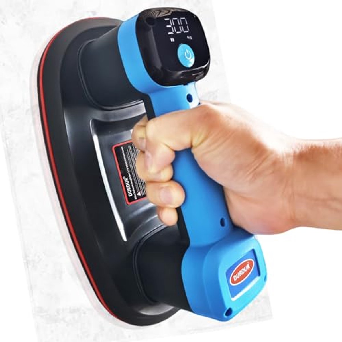 Tegellifter met LCD-display voor Gladde Oppervlakken - 26 cm, 300 kg, 2 Motoren