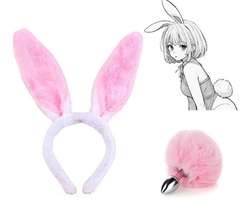 Konijnenoren met buttplug - Cosplay rollenspel - Bunny - Anaal - Anime - Set