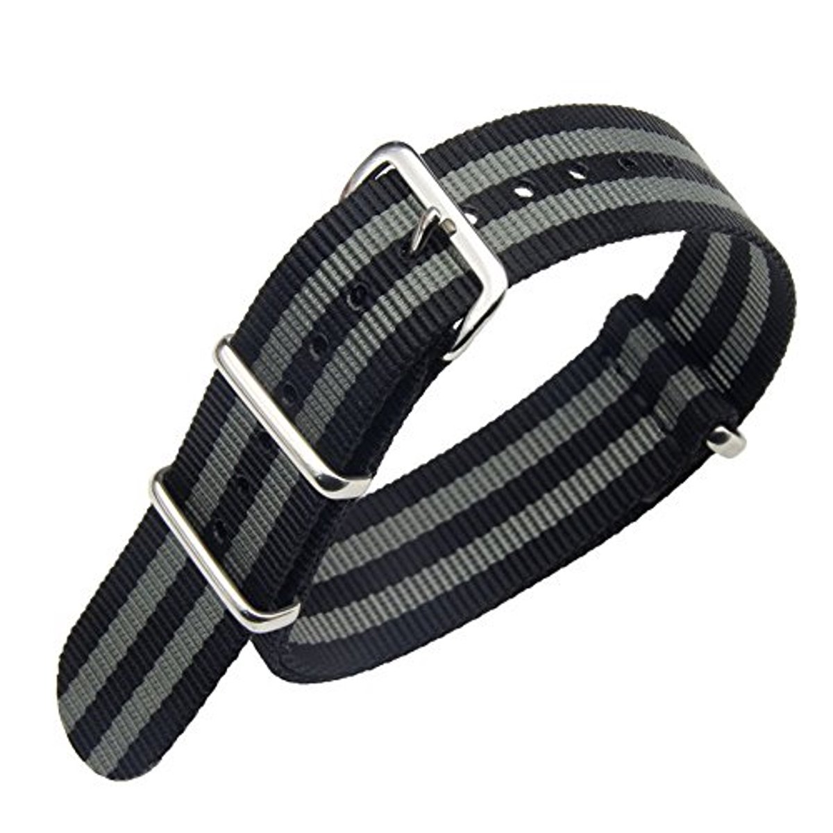 Nylon Horlogebandjes NATO Stijl in Diversen Kleuren en Afmetingen - Vervangende Ballistische Banden voor Mannen en Vrouwen