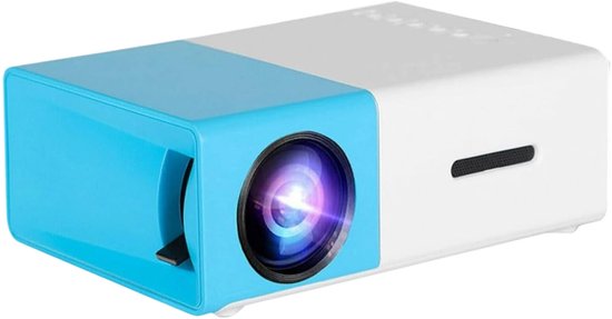 Vitdipy - Beamer - Projector - HD - Mini Projector - Smart Beamer - IOS & Android - Met Afstandsbediening - Resolutie van 320 x 240 - Blauw