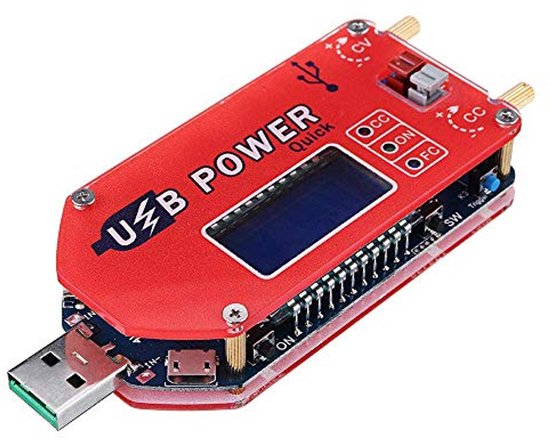 Booster Module Usb USB Boost Converter Module met LCD-Display - 15W Vermogen | bol
