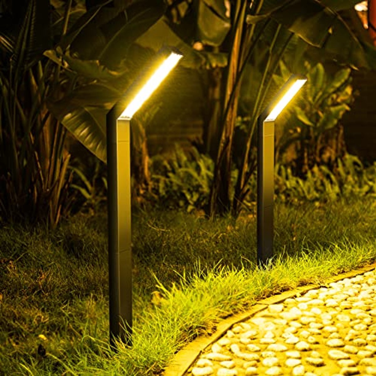 Solar Tuinverlichting op Zonne-energie - 2 Stuks met 3 Lichtmodi en IP55 Waterdicht