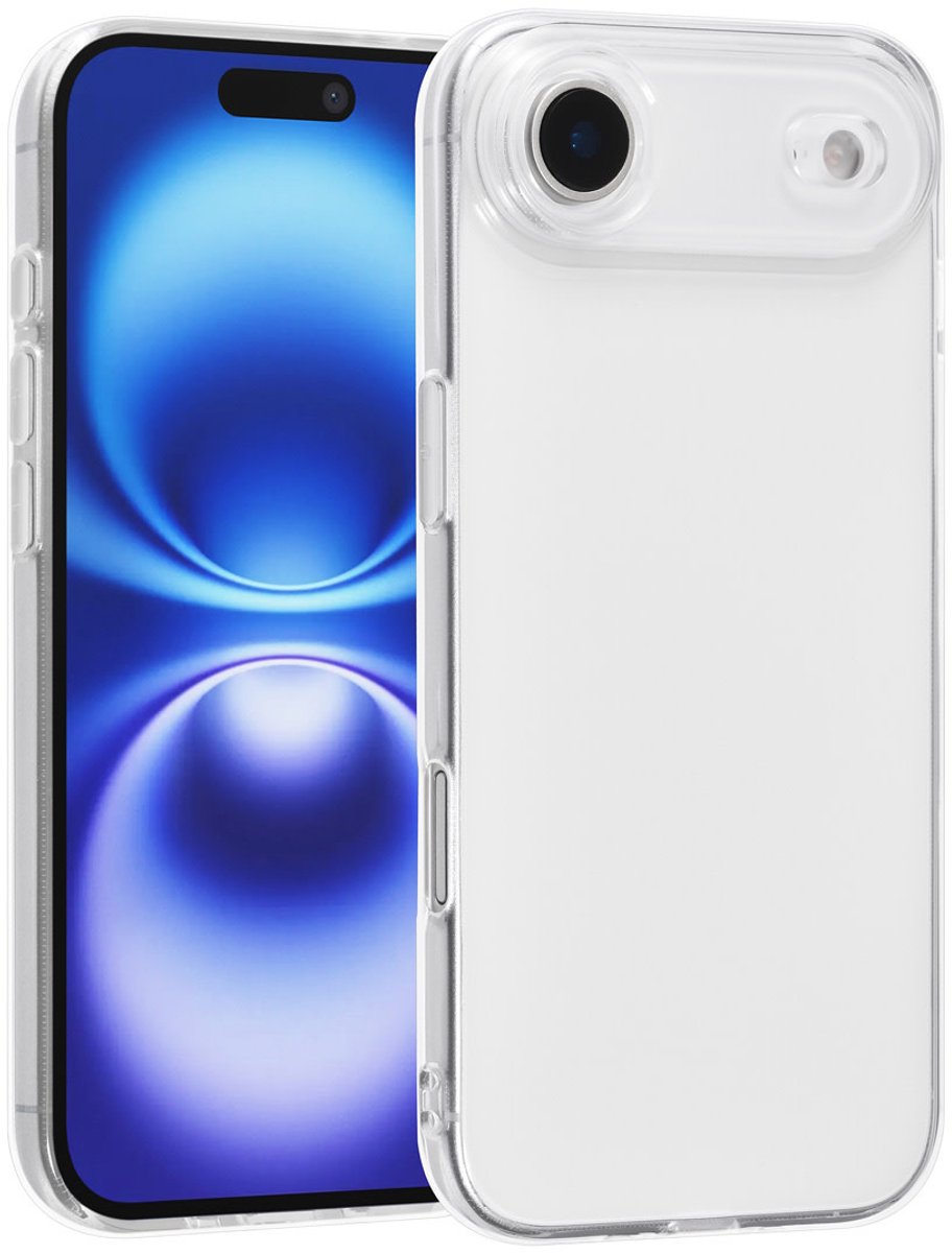 TUNIQ Back cover voor iPhone 17 Air - Transparant - Slank & Lichtgewicht - Basisvalbescherming