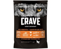 Crave Dog droogvoer kalkoen & kip - 2,8kg