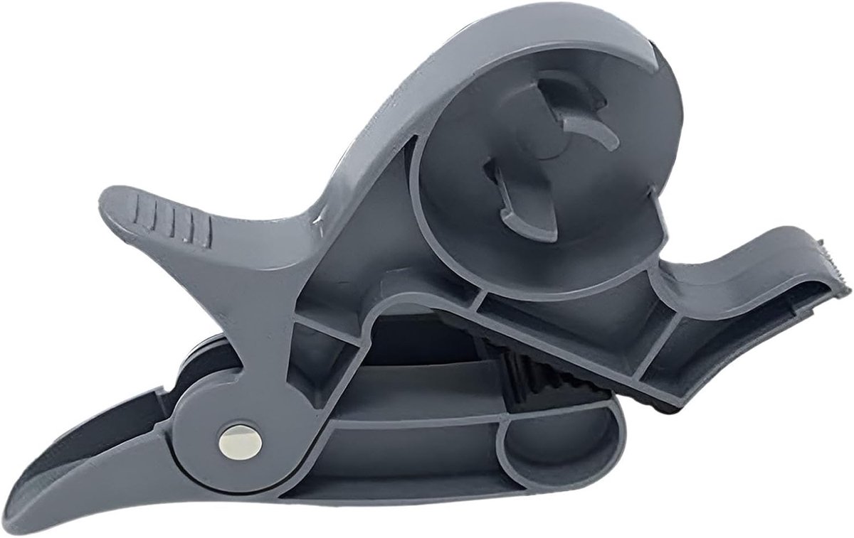 Snijmachine voor inpakpapier - Snijmachine voor inpakpapier en tapedispenser, Clips voor inpakpapier, Rol inpakpapier voor kerst en tape voor kerstcadeaus (2-pack) Grijs