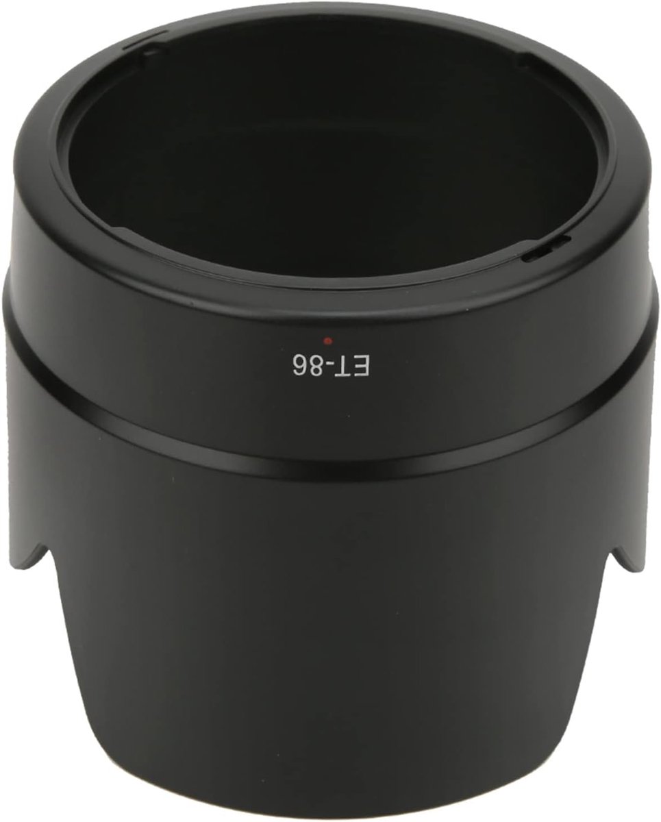 86mm lens hood - Sigma 50-500 - sun canopy - black plastic voor EF 70-200mm F2.8 is camera's