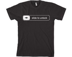 GEEK - T-Shirt Slide to Unlock (M)