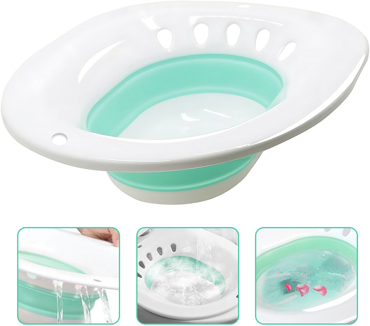 Aambeienbidet - Toiletbidet - Opvouwbaar met Bidet - Bidet voor Postpartumzorg - Bidetset voor Dames - Postpartum