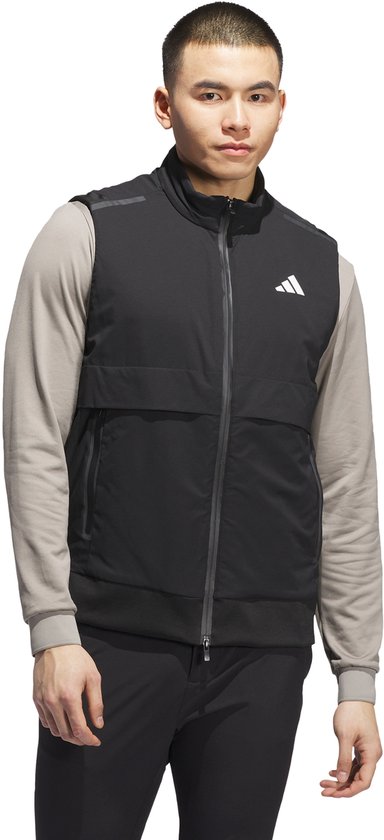 Adidas Performance Ultimate365 Tour Frostguard Bodywarmer Met Lange Ritssluiting - Heren - Zwart