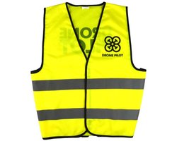 Safety Vest DRONE PILOT - Yellow - Size L / XL / XXL