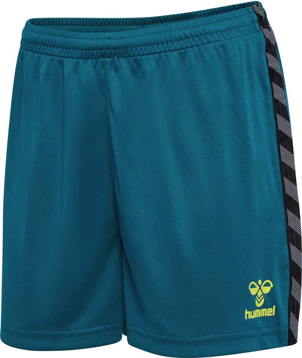 Hummel Damen Shorts Hmlauthentic Pl Shorts Woman Blue Coral-XS