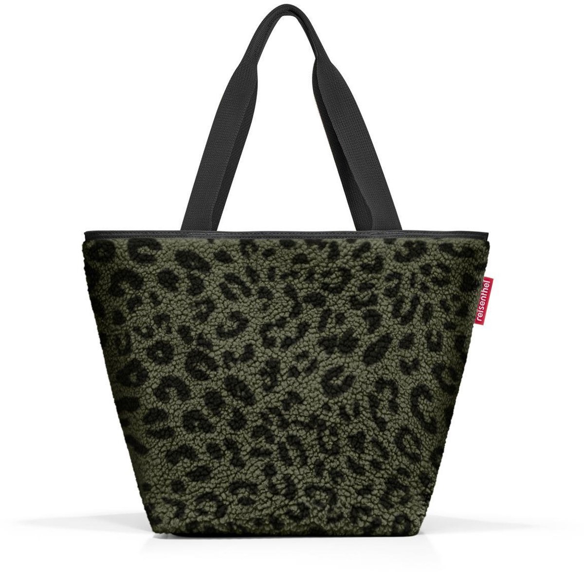 Reisenthel Shopper M Handtas Shopper - 15L - Teddy Leo Olive Groen