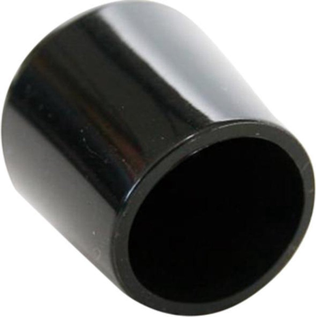 Ronde omsteekdop – Zwart – 28 mm – Set voor 4 Stoelpoten