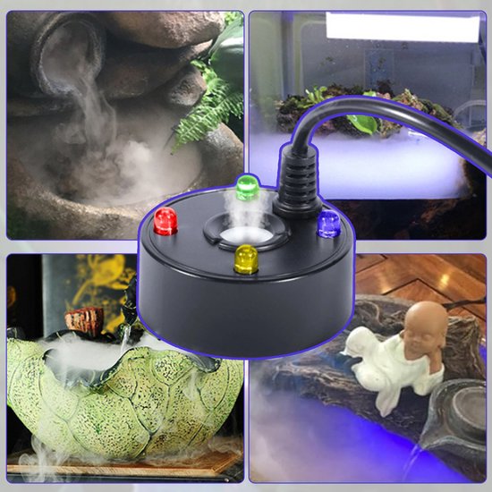 Algam Vulkan Cube mini 1200W rookmachine met RGBW Led verlichting
