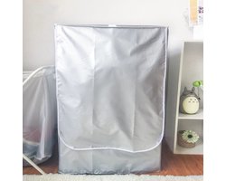 Wasmachinehoes - Stofdicht en waterdicht polyester - Wasmachine-drogerhoes met zilveren coating - Verstelbare zonwering - voor bovenladers en drogers - Pulsator Wasmachine - XL