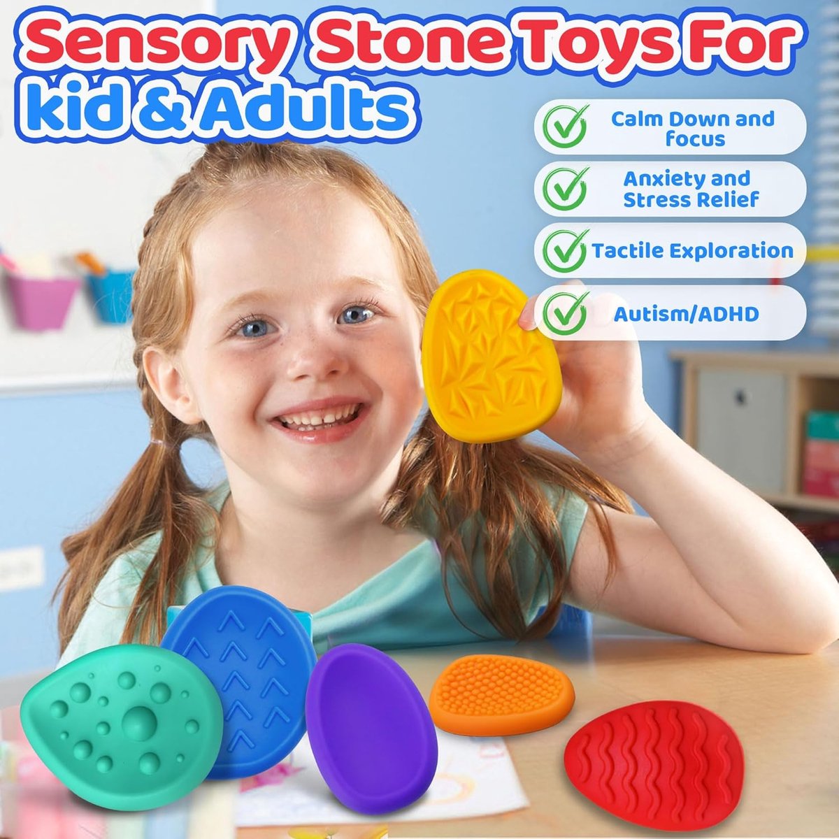 3 stuks 4 stuks 6 stuks motiverende stressballen voor vol