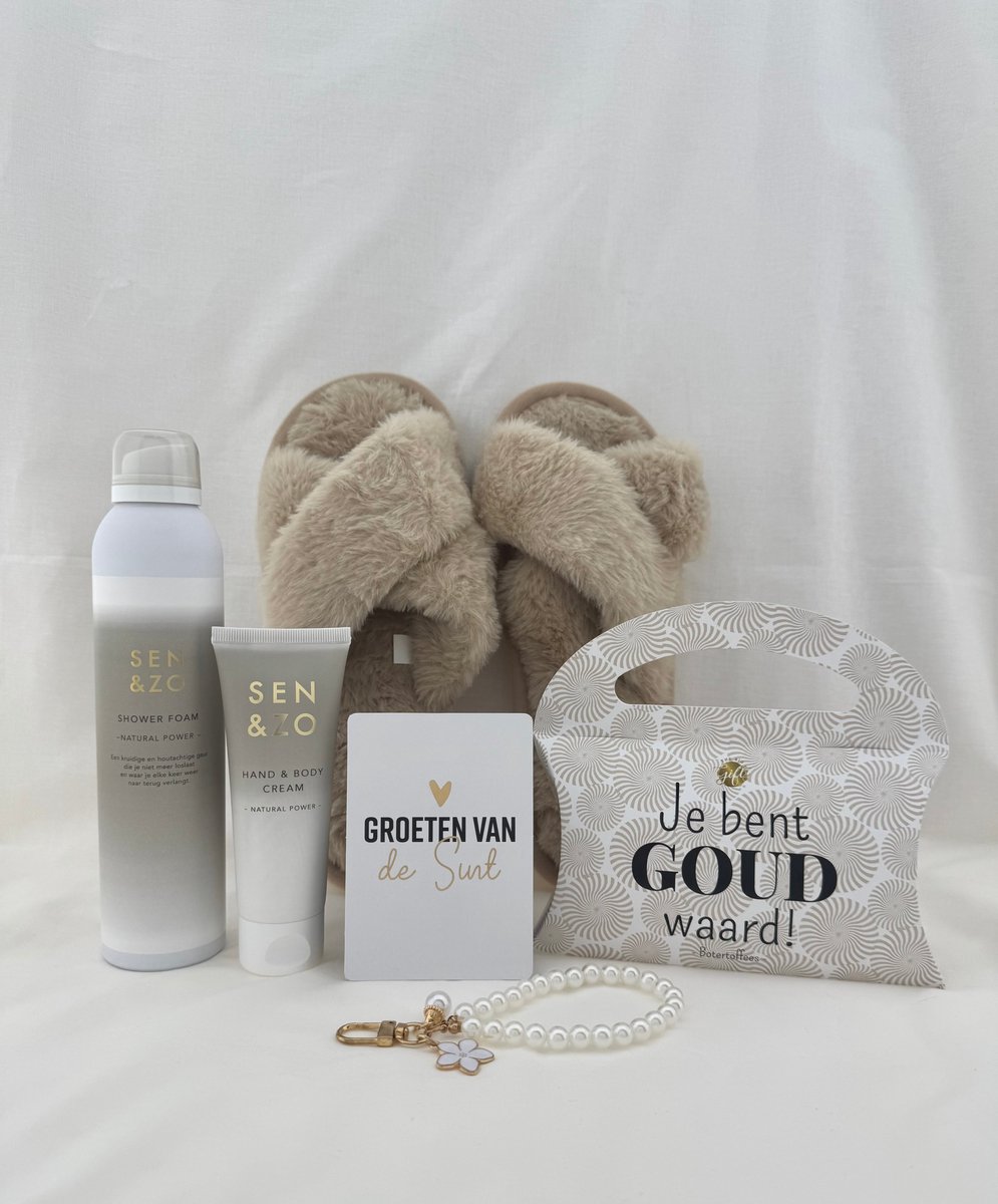Sinterklaas •Cadeaupakket Dames• Sen&Zo Cosy - 38-39 - Cadeau voor Vrouwen - Perfect Gifts