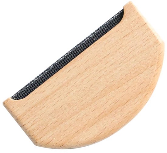 Kattenhaar Verwijderaar - Pluizenborstel - Handgemaakt Van Massief Hout Met Gladde Randen Voor Gevoelige Stoffen - 1 - Thuis En Onderweg Gebruikbaar