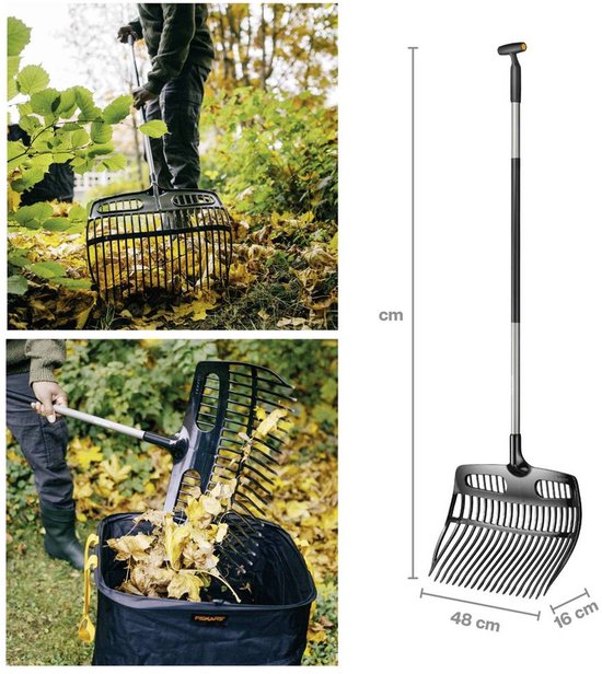 Fiskars 1077116 Schep, Hark Werkbreedte 48 cm van Merkloos	 — afbeelding 2
