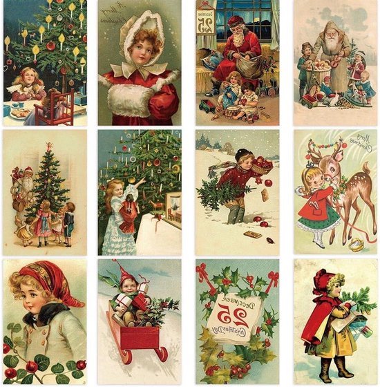 Sumairs 3D kerstkaart, pop-up kaart, verpakking van 6 stuks, 2025, Kerstmis, 3D-wenskaart met envelop, premium papier pop-up kerstman, peperkoekman, wenskaart (roze