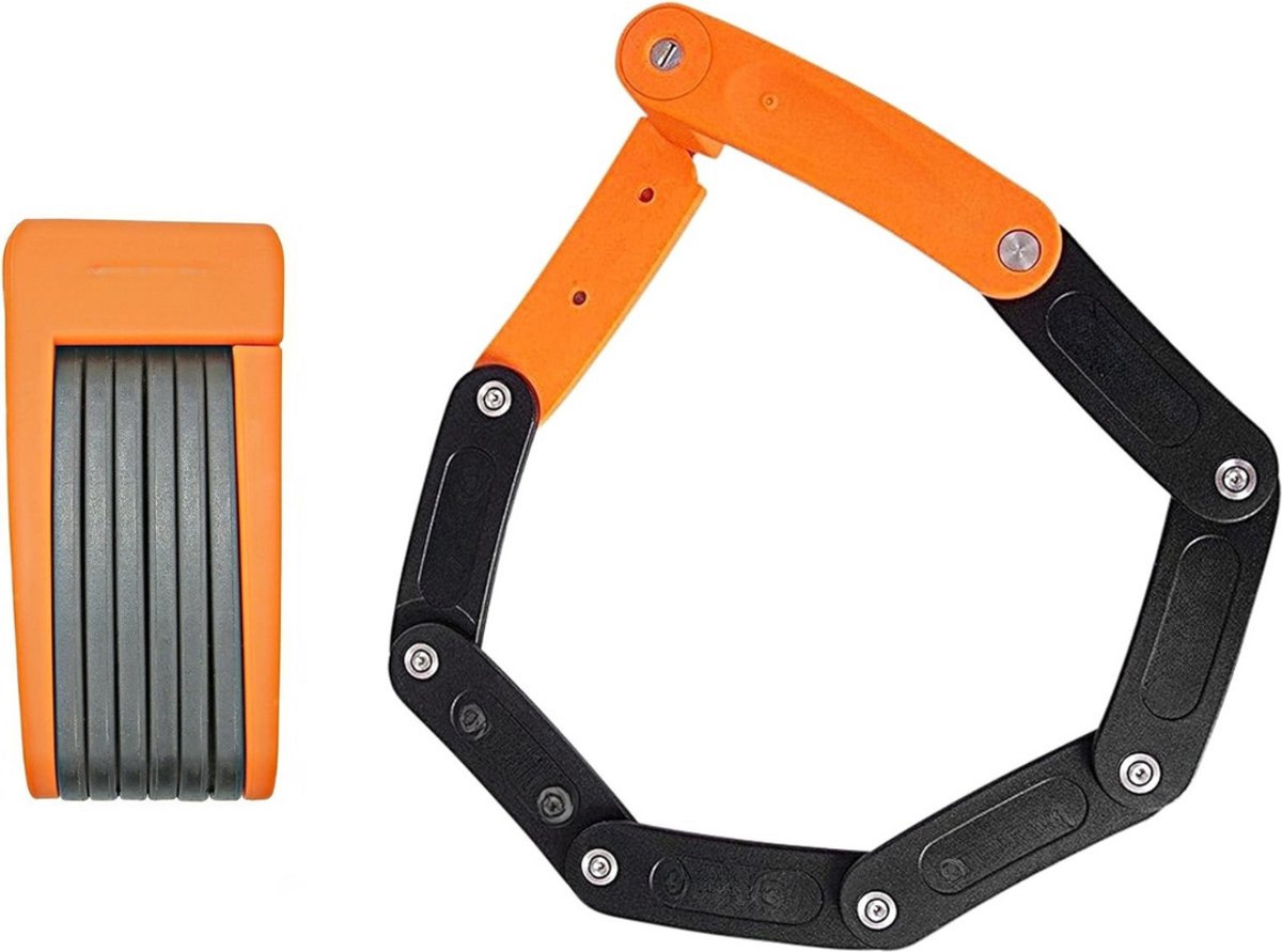 Lexium Vouwslot - Slot voor Electrische Fietsen en Fatbike - Fietsslot - Voor elk type Fiets - Met Houder