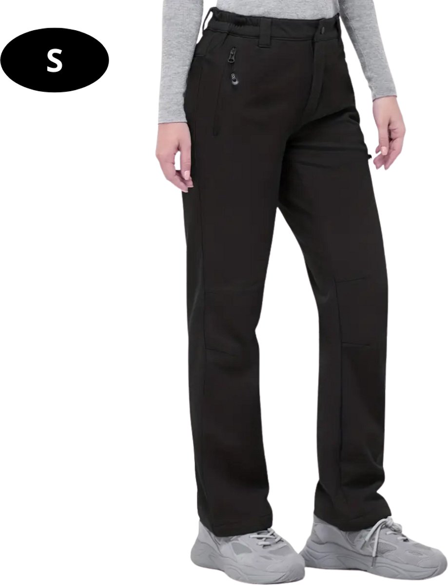 Livano Skibroek Skipak Snowboard Broek Winterbroek Sneeuwbroek Dames Wintersport Zwart