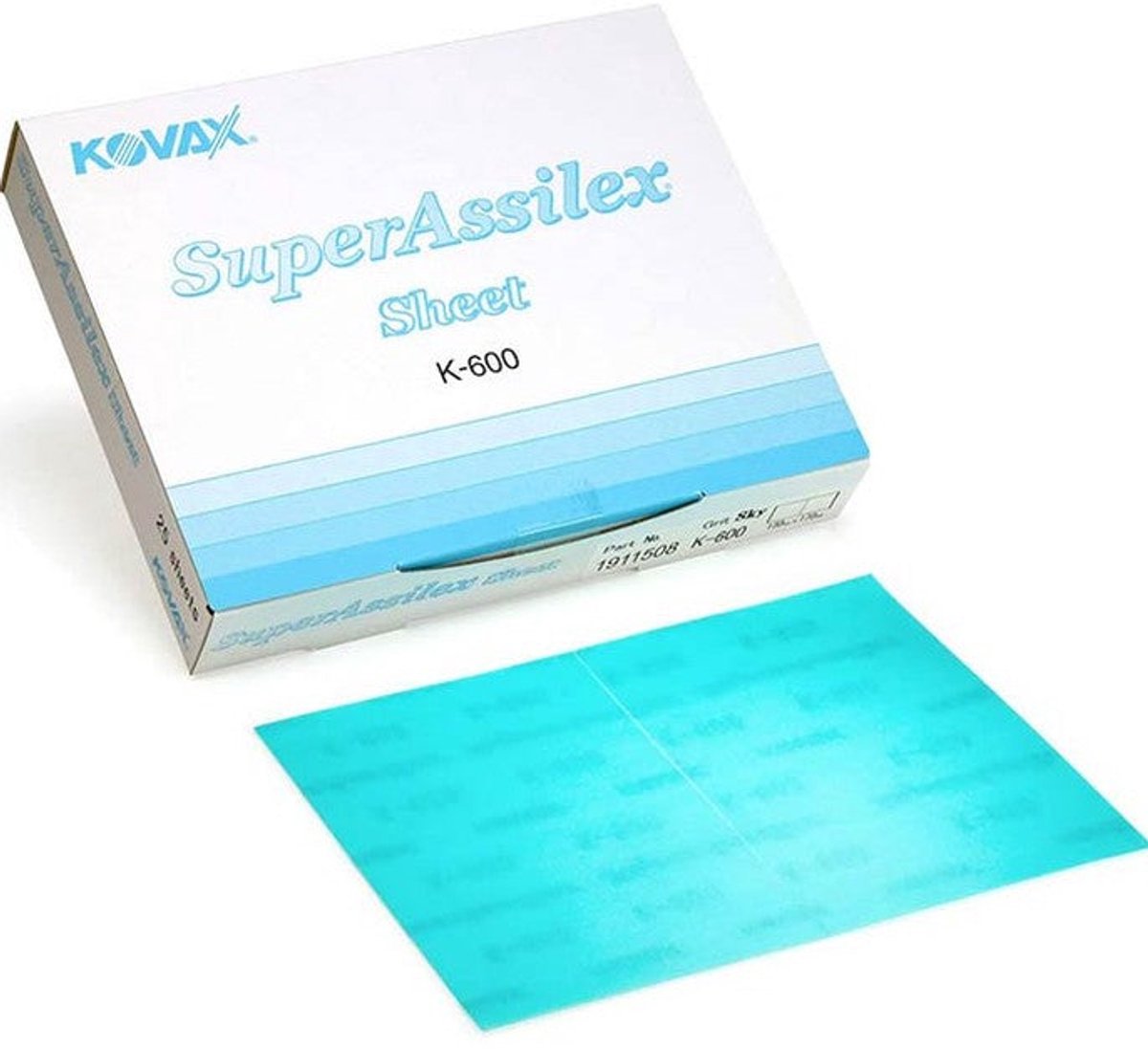 Kovax Assilex ST Latex Schuurvellen – 130 x 170 mm – Doos van 25 stuks K600