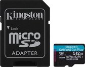 Kingston Canvas Go Plus MicroSDXC Card 10 UHS-III - 512GB