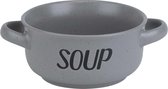 Cosy&Trendy Soepkom 'Soup' - 46 cl - Grijs - Set-4