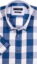 Giordano Korte mouw Overhemd - 106302 Blauw (Maat: L)