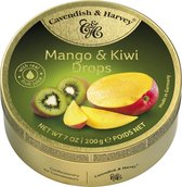 Cavendish & Harvey Mango & Kiwi Zuurtjes 9 x 200 gram