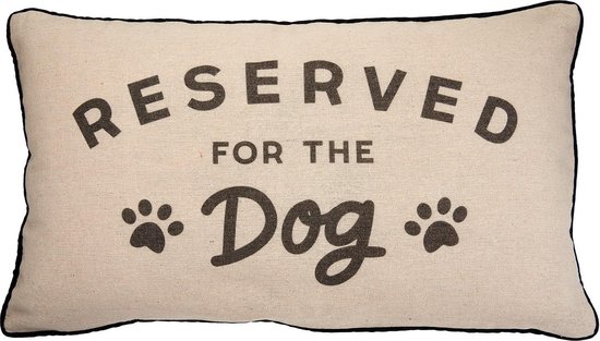Sass & Belle Federa Decorativa 'Reserved For Dog' – 50x30 Cm