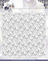 Precious Marieke - Embossingfolder - Voorjaars Collectie 2 - Vlinders en Swirls - PMEMB10002