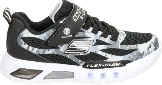 Skechers Flex-Glow jongens sneakers met lichtjes - Zwart - Maat 32 -  Uitneembare zool | bol.com